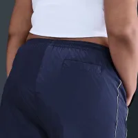 Nike Windrunner жіноча З високою талією Woven Open-Hem Pants (великі розміри) блакитний