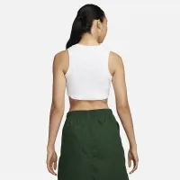 Nike Sportswear Essential жіноча Cropped Ribbed Tank колір білий