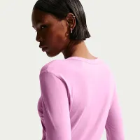 Nike Sportswear жіноча Slim Long-Sleeve футболка колір фіолетовий