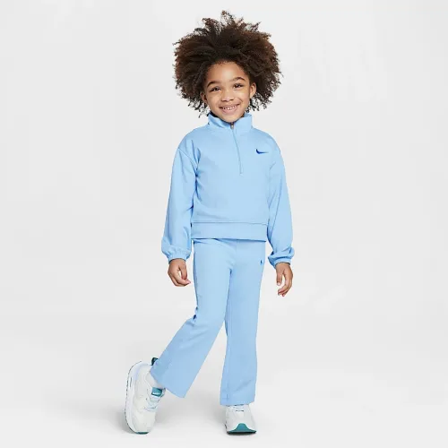 Nike Game, Swoosh, Match! Toddler Quarter-Zip Ribbed Top and лосины набор синий