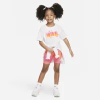 Nike Coral Reef Tee and Shorts Set Little Kids' 2-Piece Dri-FIT Set Pink