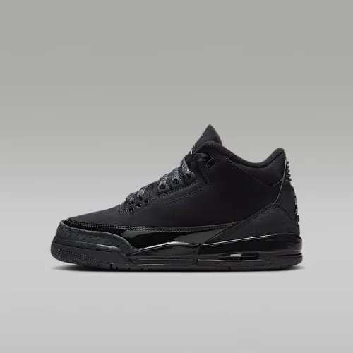 Nike Air Jordan 3 Retro Big дитячі Кросівки колір чорний