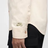 Nike SB Long-Sleeve Woven Skate Top колір коричневий