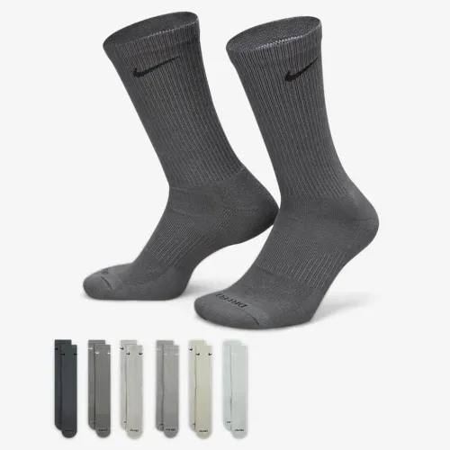 Nike Everyday Plus Cushioned тренировочные Crew носки (6 пары) многоцветный
