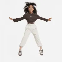 Nike Sportswear Big дитячі (Girls') Dri-FIT Loose Fleece Joggers колір сірий