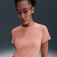 Nike Sportswear Chill Knit женская Cropped футболка Orange