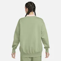 Nike Sportswear Phoenix Fleece женская оверсайз Crew-Neck свитшот цвет зеленый