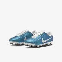 Nike Jr. Tiempo Emerald Legend 10 Academy Little/Big детские MG Low-Top футбольные бутсы цвет зеленый