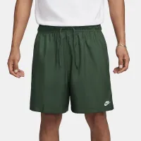 Nike Club мужские Woven Flow шорты цвет зеленый