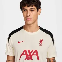 Liverpool FC Strike Special Edition чоловічі Nike Dri-FIT Soccer Short-Sleeve Knit Top колір білий