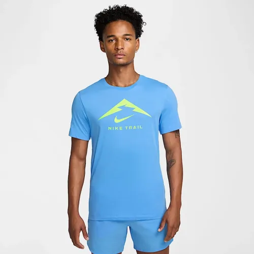 Nike Dri-FIT мужские Trail Running футболка синий