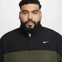 Nike для гольфу Club чоловічі Dri-FIT 1/2-Zip для гольфу Куртка колір чорний