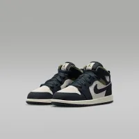 Nike Jordan 1 Mid SE Little детские Кроссовки цвет коричневый