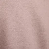 Nike Sportswear Phoenix Fleece женская оверсайз Cropped V-Neck Top (большие размеры) цвет фиолетовый