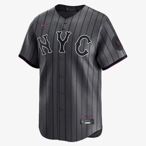 Pete Alonso New York Mets City Connect чоловічі Nike Dri-FIT ADV MLB Limited Jersey колір сірий
