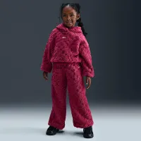Nike Cozy Little детские Pullover Толстовка с капюшоном and Pants набор Pink