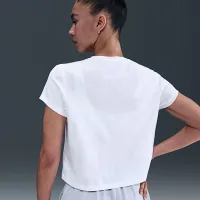 Nike Club жіноча Cropped футболка колір білий