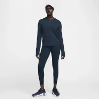 Nike One Classic женская Dri-FIT Long-Sleeve Top синий