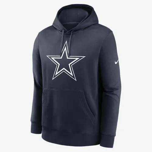 Dallas Cowboys Logo Club Men’s Nike NFL Pullover Толстовка з капюшоном блакитний