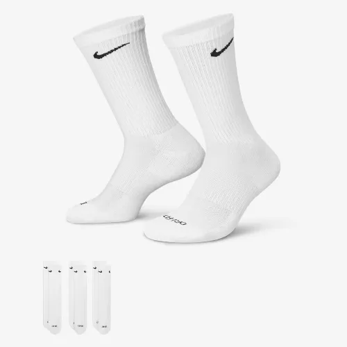 Nike Everyday Plus Cushioned тренировочные Crew носки (3 пары) цвет белый