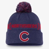 Chicago Cubs Hometown Peak чоловічі Nike MLB Cuffed Pom Beanie блакитний