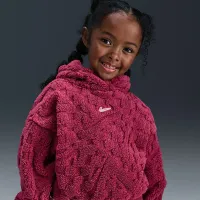Nike Cozy Little детские Pullover Толстовка с капюшоном and Pants набор Pink