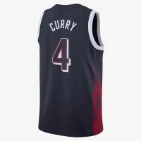 Stephen Curry Team USA USAB Limited Road Unisex Nike Dri-FIT баскетбольные Jersey Blue