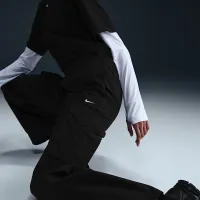 Nike Sportswear Everything Wovens женская Mid-Rise Cargo Pants цвет черный