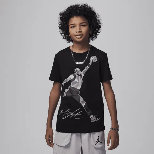 Nike Jordan Jumpman Heirloom Big Kids' Graphic T-Shirt Black