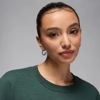 Nike Jordan Brooklyn Fleece женская Crew-Neck свитшот цвет зеленый