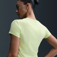 Nike Sportswear Chill Knit женская футболка цвет зеленый