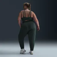 Nike Therma-FIT One жіноча З високою талією 7/8 Joggers (великі розміри) колір зелений