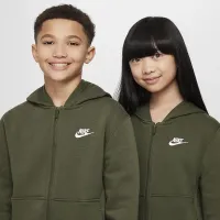 Nike Sportswear Club Fleece Big детские Tracksuit цвет зеленый