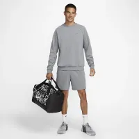 Nike Primary Fleece мужские Dri-FIT UV Performance Crew цвет серый