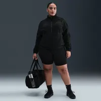 Nike One женская Therma-FIT 1/2-Zip оверсайз Top (большие размеры) цвет черный
