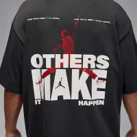 Nike Jordan чоловічі оверсайз Reissue футболка колір чорний