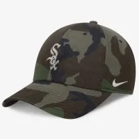 Chicago цвет белый Sox Camo Club мужские Nike MLB Adjustable Hat цвет зеленый