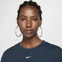Nike Sportswear Chill Knit женская оверсайз футболка Костюм синий