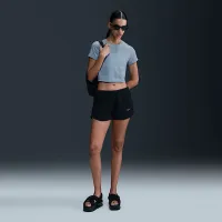 Nike Sportswear Chill Knit женская Cropped футболка синий