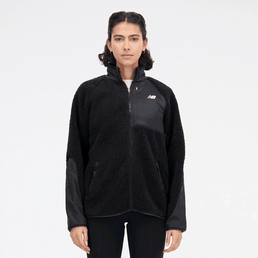 Кофта/футболка New Balance WJ33285BK -  Черная