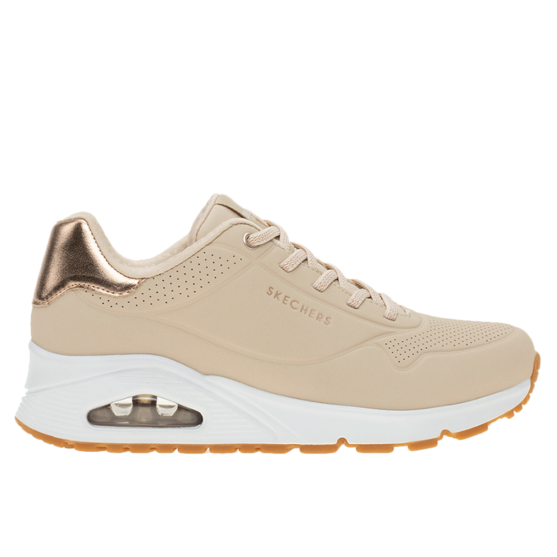 Кросівки Skechers Uno Shimmer Away 155196NAT - Бежевий